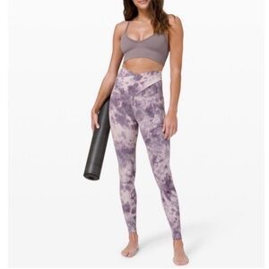 lululemon Align™ High Rise Diamond Dye Graphite Purple Leggings size 6